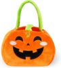 Legami - Bolsa para Truco o Trato Halloween, Pumpkin, para caramelos, de tela suave plegable, con asa, 20 x 35 x 3 cm