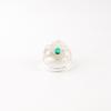 925 Sterling Silver Chrome Diopside Gemstone Handmade Jewelry Ring For Women RR-61-1