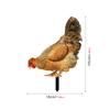 Three-Dimensional Simulation Hen Courtyard Ground Plug Yard Art Garden Decoration Mirror Plug