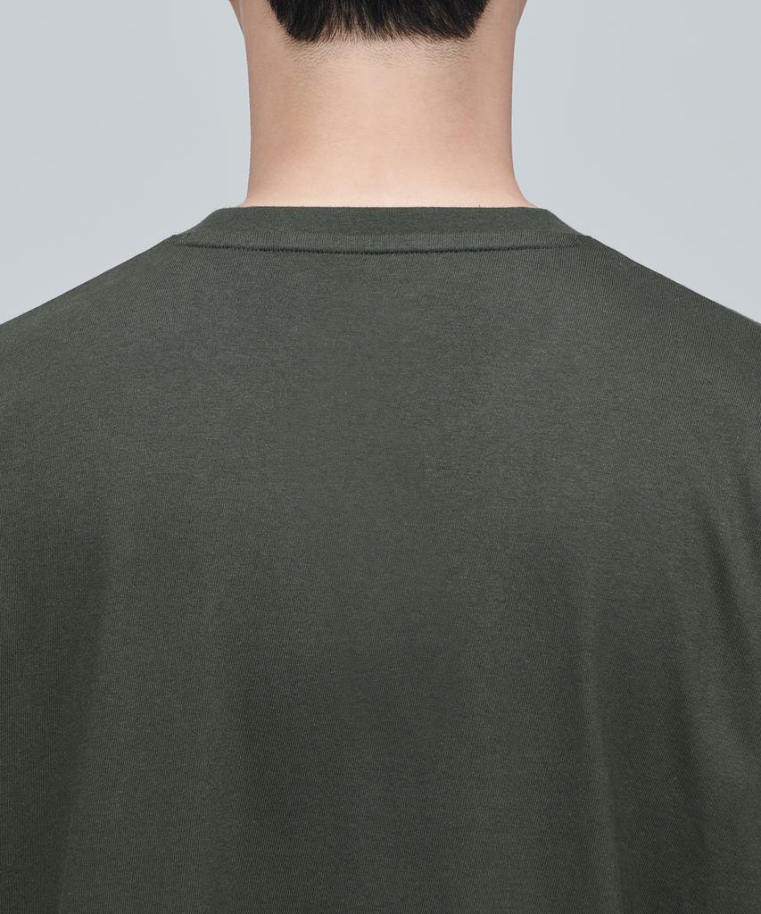 MUSINSA STANDARD Extra Oversized Crew Neck T-Shirt [Dusty Khaki]