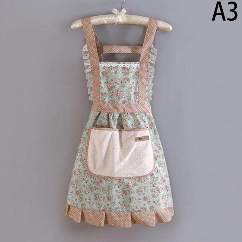 Хлопковый холст с цветочным принтом для женщин, кухонный маслостойкий фартук с карманами и регулируемым поясом, водонепроницаемый фартук без рукавов