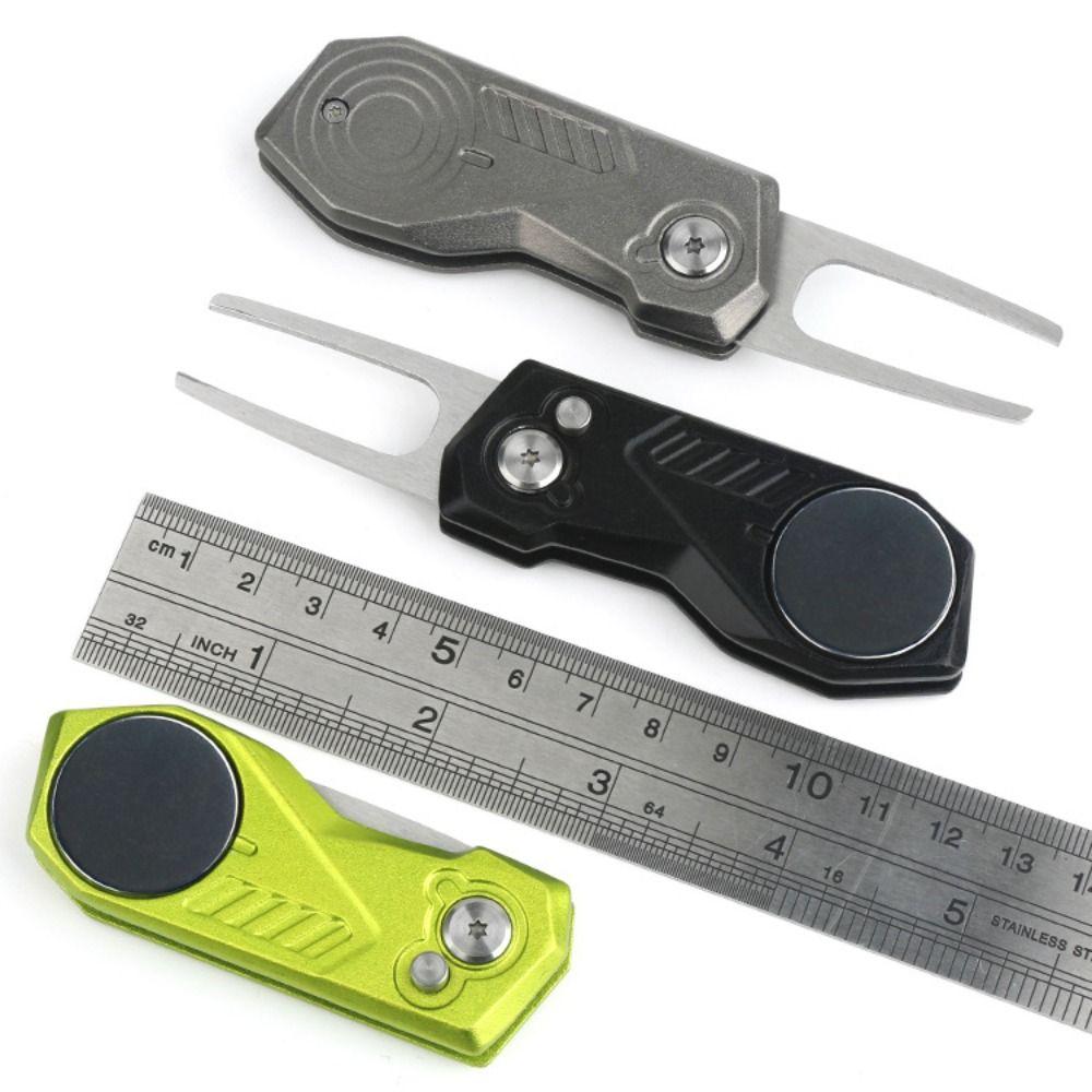 Switchblade Golf Green Fork Ball Marker Mini Golf Divot Tools Gift For Golfer