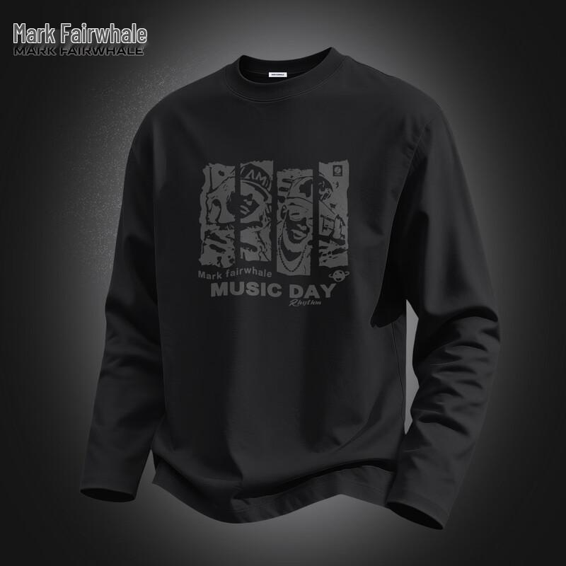 Mark Fairwhale Men's Cotton Long-Sleeve Casual T-Shirt