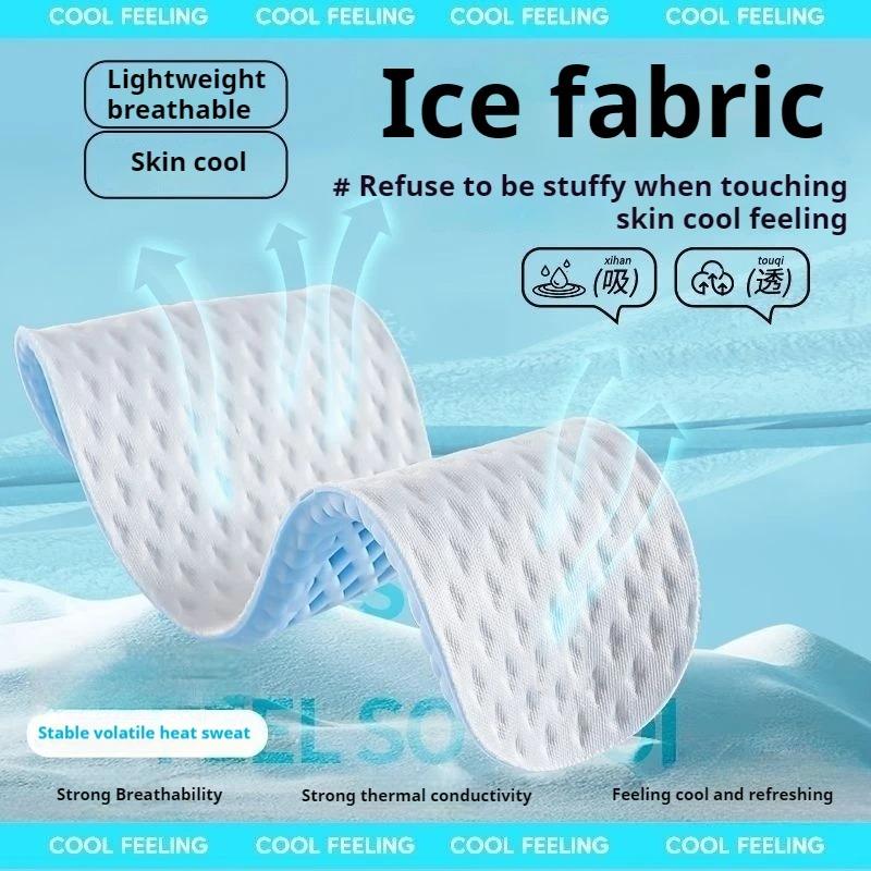 Mesh Breathable Insoles for Shoes Men Summer Cool Insole Feet Running Sports Shock Absorption Shoe Sole Memory Foam Shoes Pads