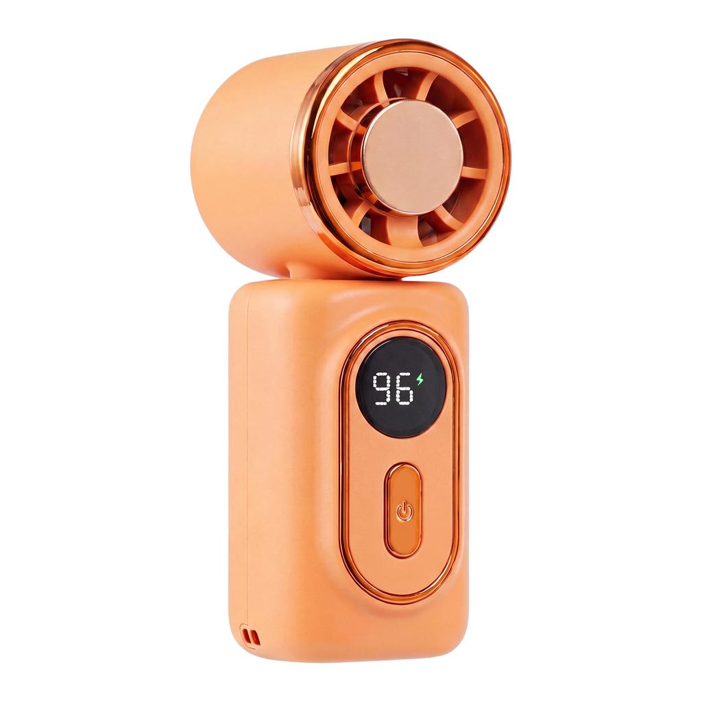 Portable Handheld Fan Mini Clip-on Fan With Umbrella Holder Function USB Rechargeable Personal Cooling Fan For Outdoor Camping