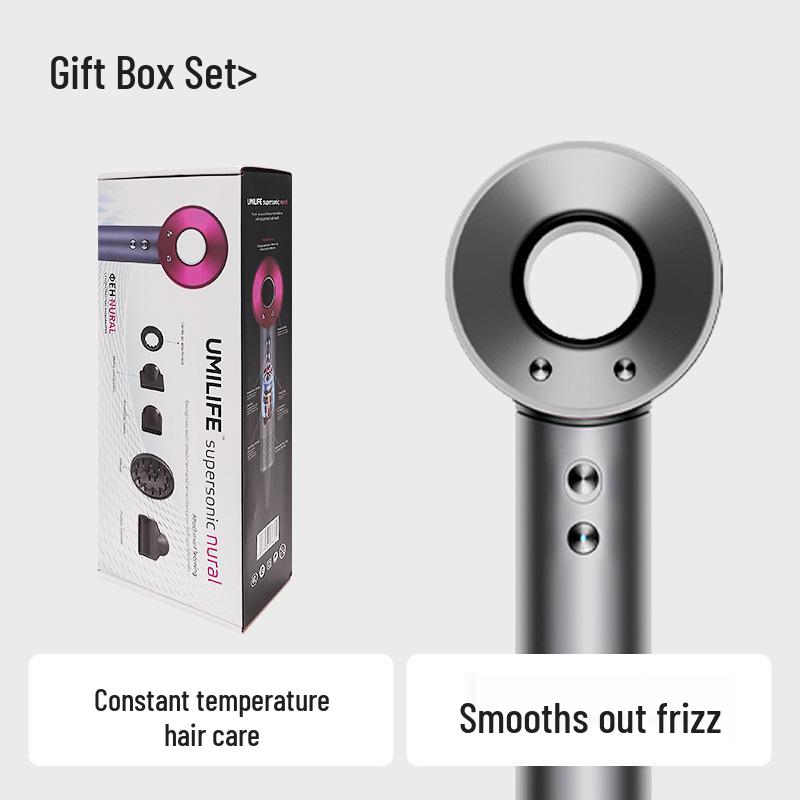 Huaqiangbei Silent Negative Ion Hair Dryer - Fast Drying & Powerful for Home or Dorm Use