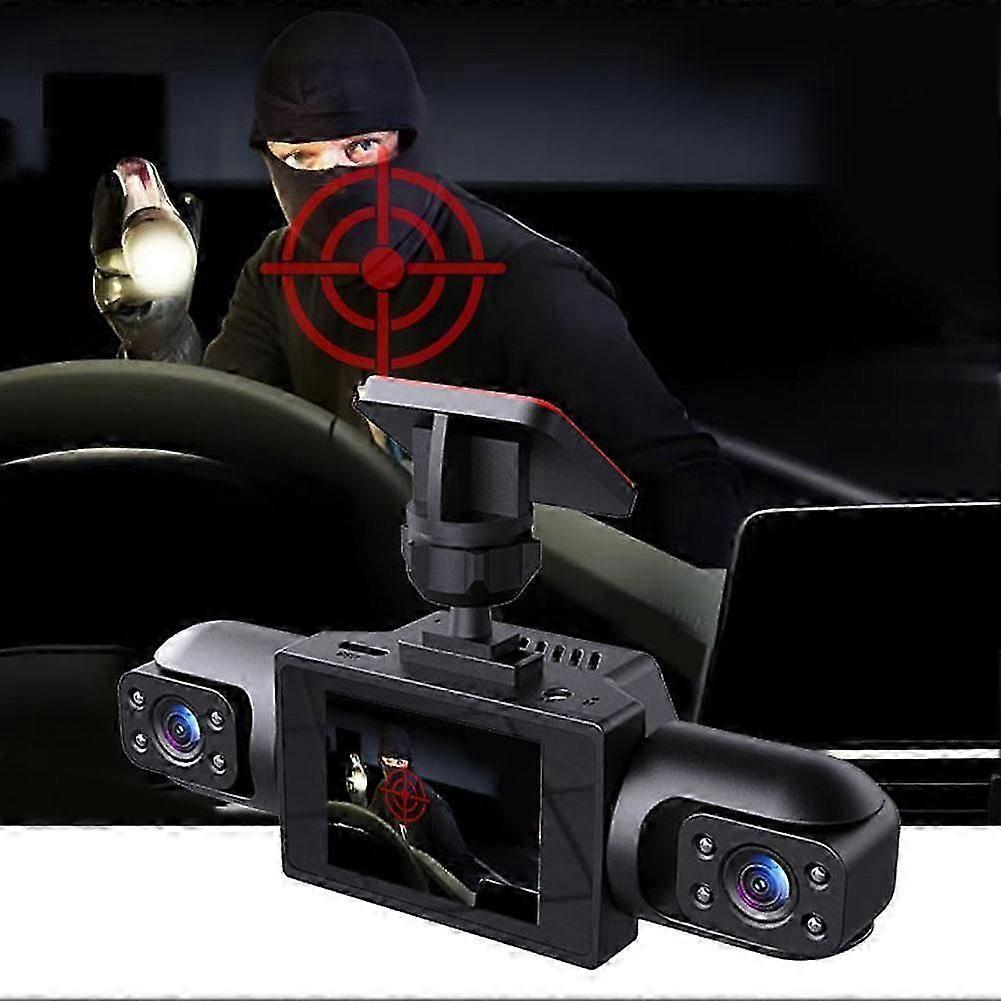 Full View Car Dashcam System 360 Panoramic Recording 4k Definition 1080p