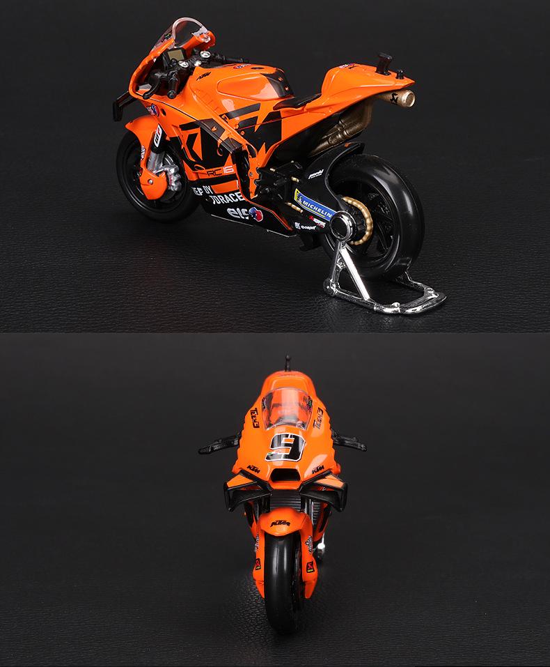 1:18 Масштаб Сезон 2021 Ducati, Honda, Yamaha Сплав Модель Мотоцикла Игрушка