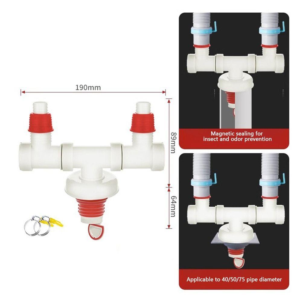 Multifunctional Sink Drain Pipe Adapter  Washing Machine Drainage Supplies