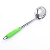Kitchen Strainer Stainless Steel Spoon Cooking Colander with Plastic Anti-scald Handle Hot Pot Ladle Handing Hole Cookware