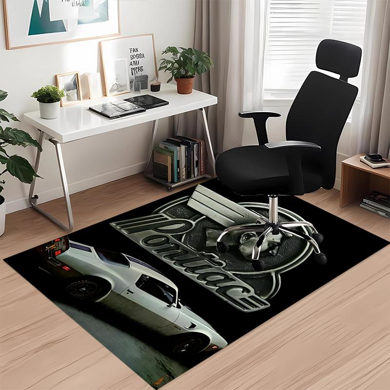Pontiac Printed Carpetrugfor Office Chair Living Room Bedroom Kitchen Room Decor Gifts