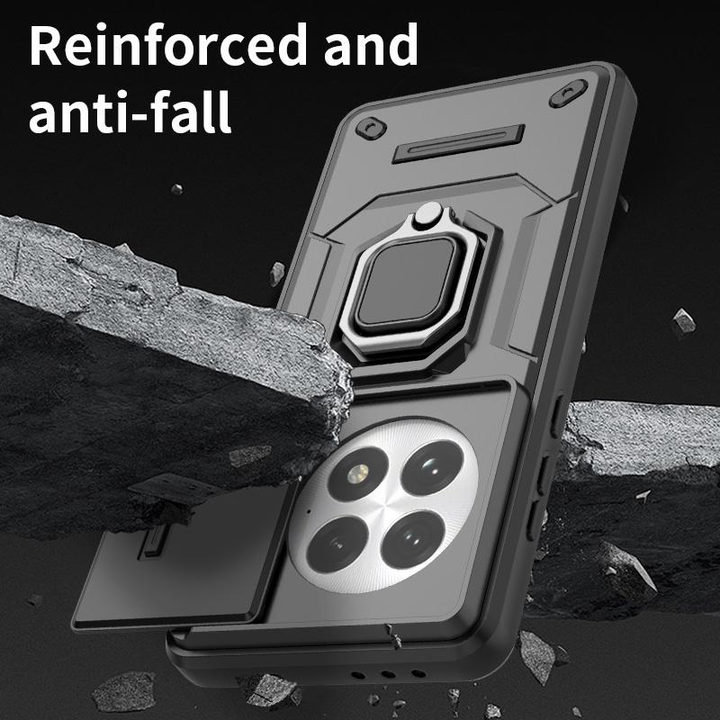Armor Shockproof Case For OnePlus 13 5G One Plus 13R Protective Cover Ring Magnetic Stand Holder Coque Fundas Capa