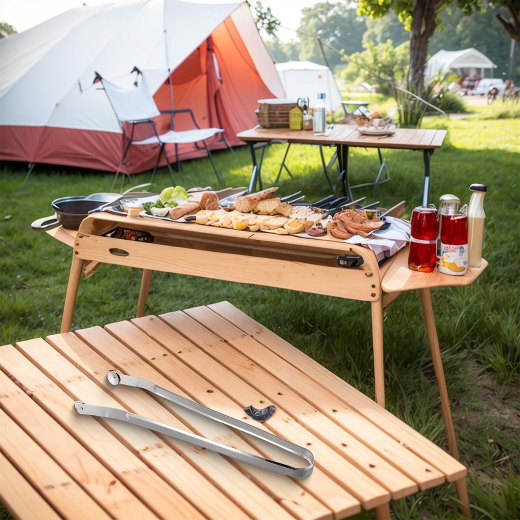 Щипцы для переворачивания сосисок для барбекю из нержавеющей стали. Характеристики