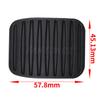 2Pcs Car Brake Clutch Pedal Pad Rubber Cover For Vauxhall Corsa D E Adam Meriva B 93188880 For Opel 5560719