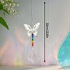 Crystal Suncatcher Sun Moon Tree Wind Chime Prisms Hanging Angel Butterfly Pendants Rainbow Chaser Garden Decor Window Drop Bell