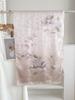 New Sangbo Satin Silk Long Scarf New Chinese Printed Silk Scarf Women's Spring and Summer Versatile Sunscreen Shawl Gift Accessories