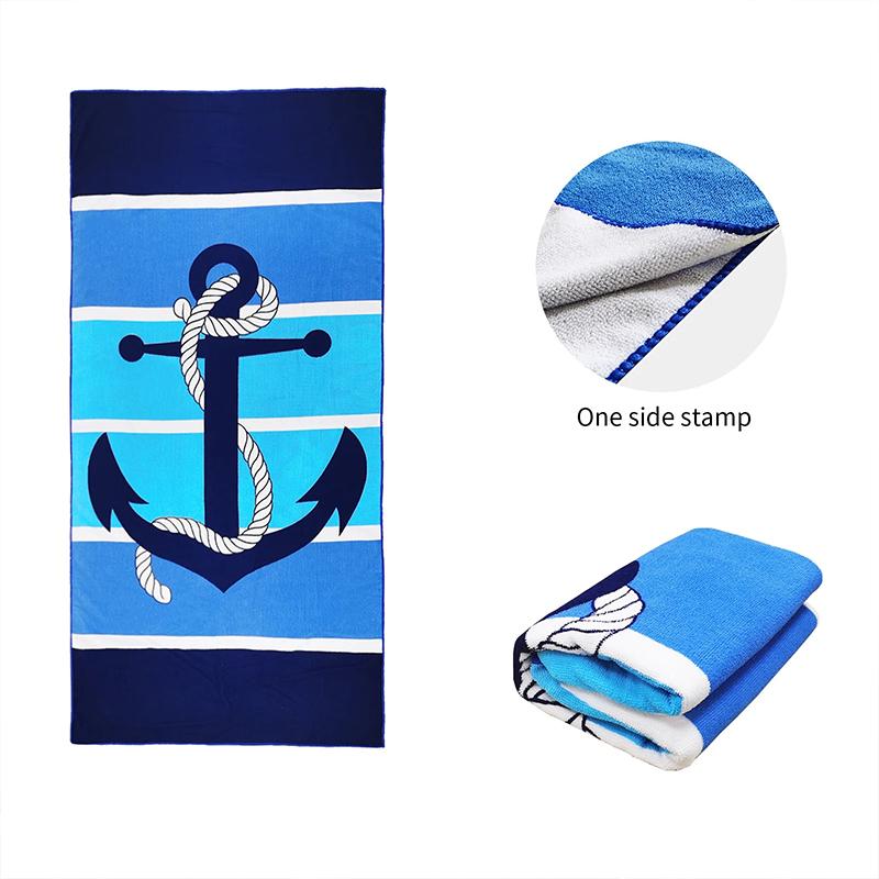 MUTAO Microfiber Printed Beach Towel - Quick Dry Absorbent for Yoga Beach Swimming Running Sports Towel