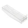 LEC Dish Drainer Slim SIAA for Dish Drainer Tray, (long), Antibacterial, 2-3 People, Space-saving