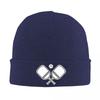 Pickleball Warm Knitted Cap Fashion Bonnet Hat Autumn Winter Outdoor Beanies Hats for Men Women Adult