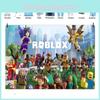 Баннер для украшения дня рождения в стиле игры Roblox для мальчиков 5x3 Этилен Фотофон Ткань