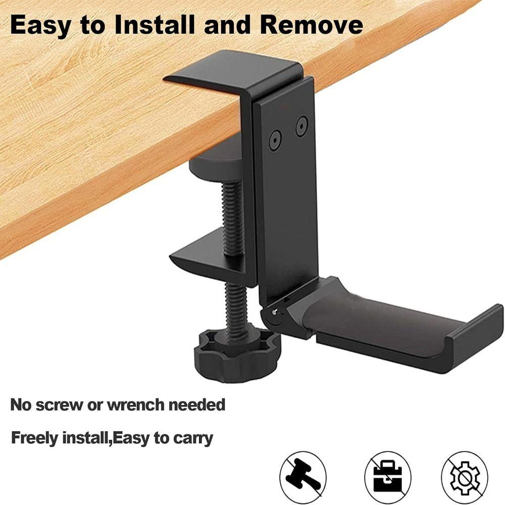 No Punch Headphone Holder Adjustable Earphone Stand New Headset Hook