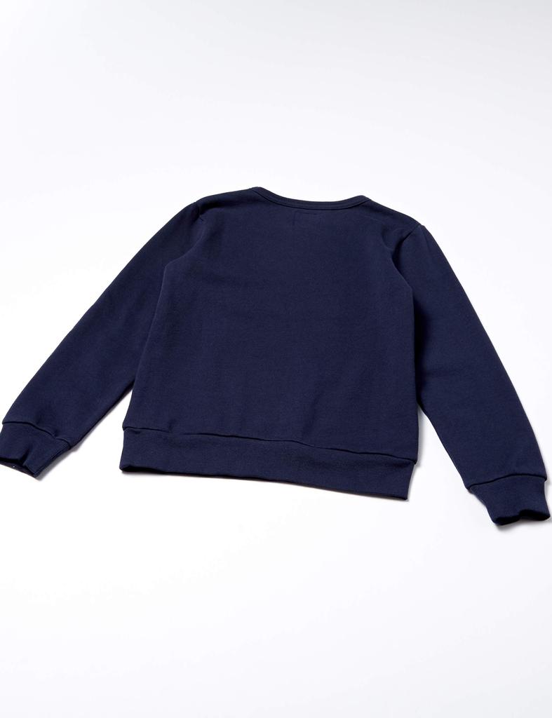 Детский свитшот Lee с камуфляжным логотипом, темно-синий, размер 80 см,