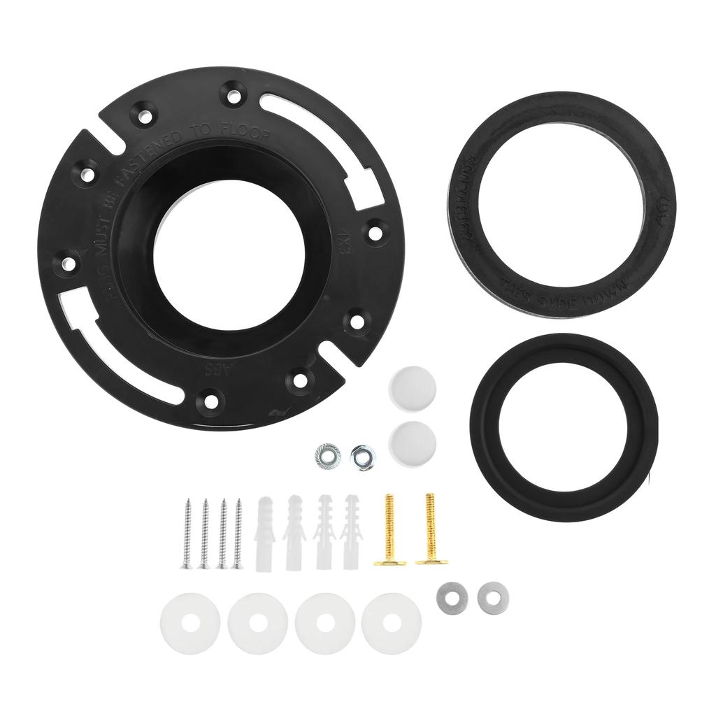 RV Toilet Seal and 3" Socket Flange Kit for RV 300/310/320 Toilets #385345892 Flange #385311658 Flush Seal #385311652 Base Seal