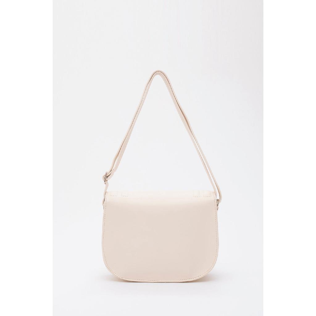 Black Shk93 Artificial Leather 2 Compartment Adjustable Strap Shoulder Bag L:15W:23W:6 Cm