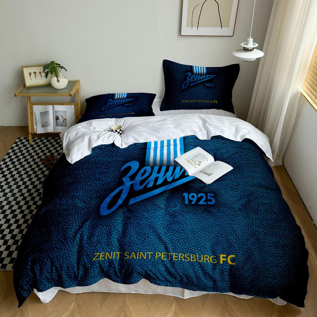 Комплект пододеяльника Зенит Санкт-Петербург EU Односпальный Двуспальный Кинг Размер США Твин Фулл Квин Размер Постельные принадлежности