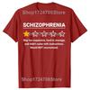 Schizophrenia One Star Rating Funny Awareness T-shirts Men Women's Fashion Casual Tshirt 100% Cotton Loose Oversized T Shirt