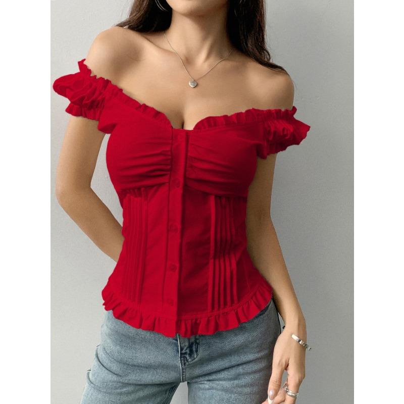 Летняя грибная жилетка с коротким рукавом в стиле Hot Girl для женщин, независимый веб-сайт