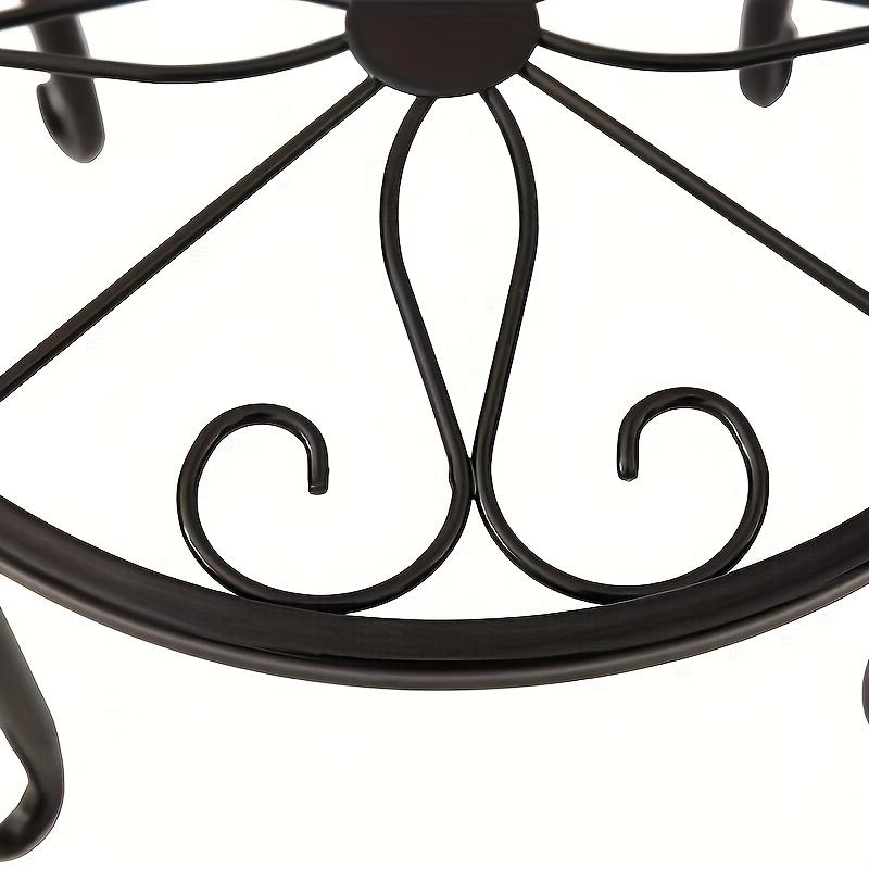 Сверхпрочная металлическая подставка для растений, устойчивая к ржавчине - Подходит для всех сезонов, Идеально подходит для комнатных/уличных садовых горшков и растений