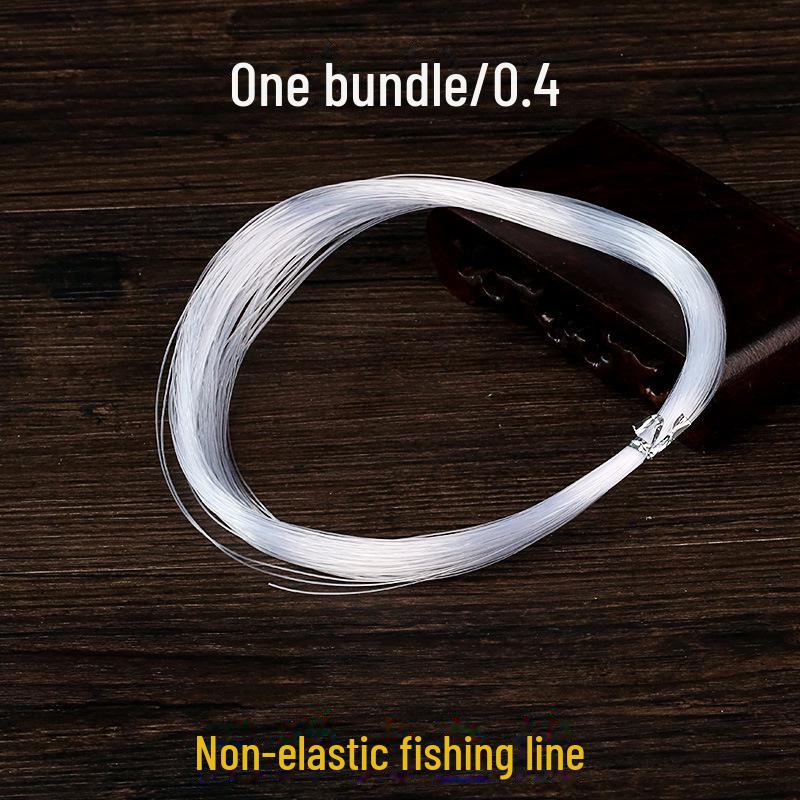 Кристально чистая неэластичная леска для бисерных украшений и проектов «сделай сам» — износостойкая леска для нитей и браслетов