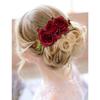Свадебные аксессуары для волос Цветочный лист Расческа для волос Цветочная расческа для волос Свадебные украшения для волос с кристаллами