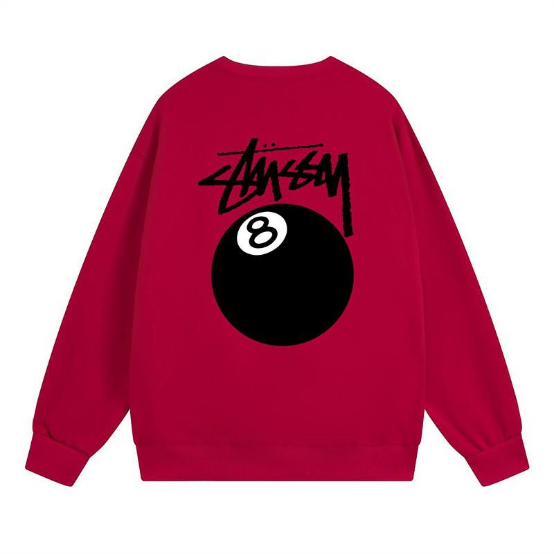 Unisex Streetwear Letter Print Fleece Cotton Sweatshirt Loose Fit Round Neck Long Sleeve Winter Daily Wear