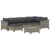 VidaXL Garden Lounge Set with Cushions 7 Pcs, Patio Furniture Set, Outdoor Furniture, Patio Sofa, Modern, 3187292