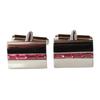 Запонки Kamakura Cufflinks Studio Pink Crystal Center Line Cufflinks ec058 (Запонки)