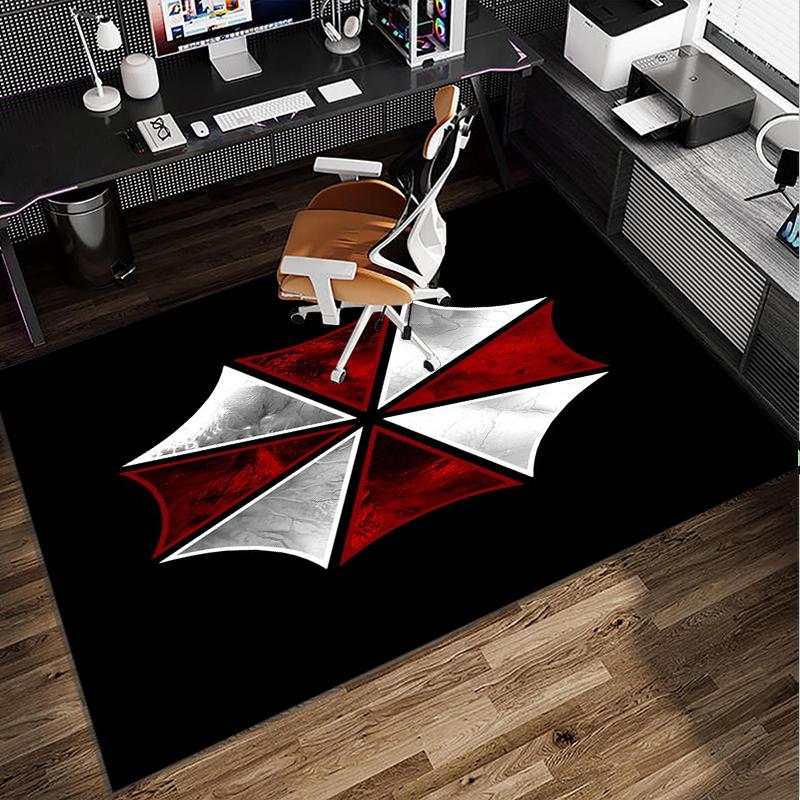 Umbrella Symbol Office Rug Chair Mat, Game Carpet, Suitable for Front Door, Bedroom, Living Room, Desk, Holiday Gift