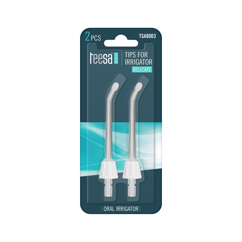 Delicate tips for the TEESA EASY CARE irrigator