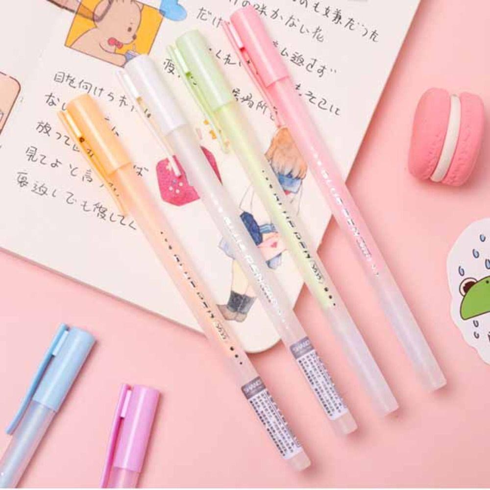 Creative Solid Glue Stick Pen Candy Color High Viscosity Glue School Supplies Glue Pen