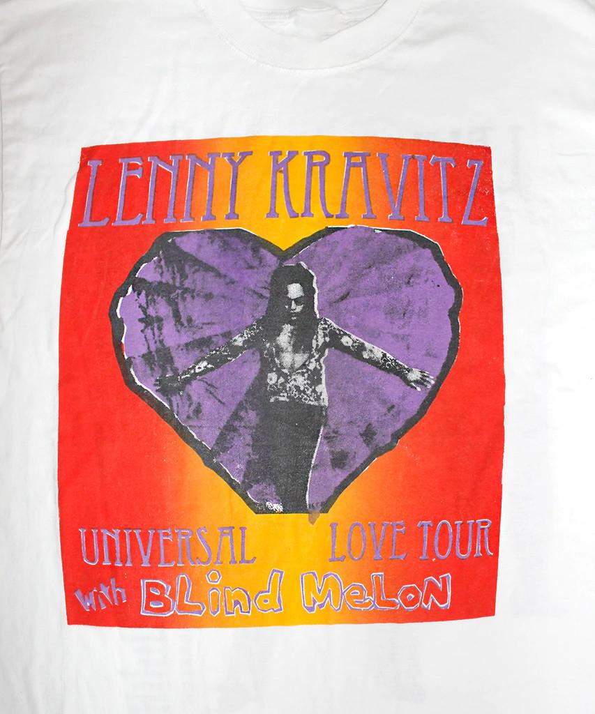 Новый (Deadstock) Футболка Lenny Kravitz Universal Love Tour Белый S-234XL EM0530