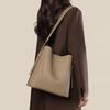 Bucket Bag Leather Women's Commuter Chic Chic Chic Shoulder Underarm Bag