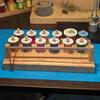 Raprance Wooden Spools Thread Holder Stand, Thread Organizer for Fly Fishing Tying Materials