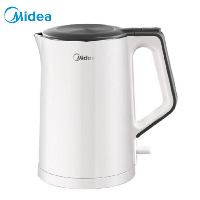 Электрический чайник Midea с двойными стенками, защита от ожогов, китайская вилка (адаптер в комплекте)