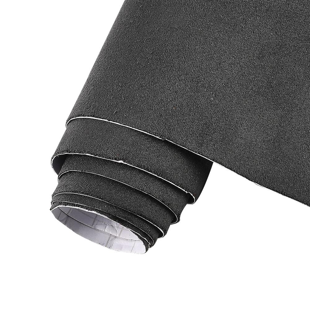 1x бархатный небольшой лист наклеек для украшения салона автомобиля, замшевая тканевая пленка для внутренней отделки двери, наклейки на панель передач, размер по желанию