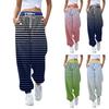 Женские модные спортивные повседневные спортивные штаны с карманами на шнурке и в тон