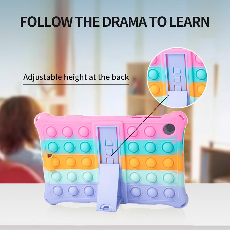 For Lenovo Tab M10 FHD Plus 10 3 Case 3rd Gen 10.6 Inch TB-125F Soft Bubble Kids Cover for Lenovo Tab M10 HD 2nd TB-X306F/X Case