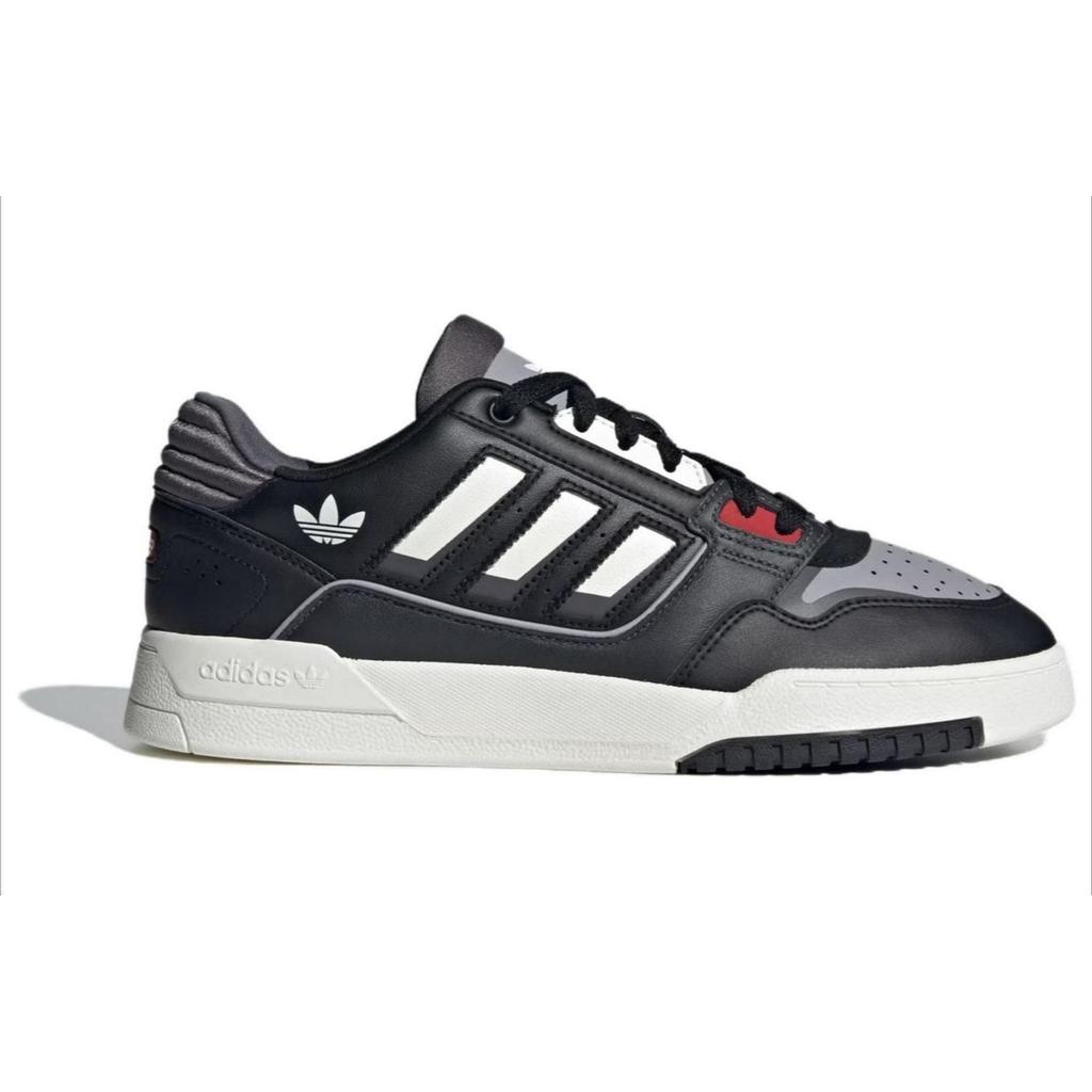 Adidas Originals Drop Step 2.0 Low Comfortable Wraparound Low-Top Skate Shoes Unisex Sneakers Black White Gray IG4333
