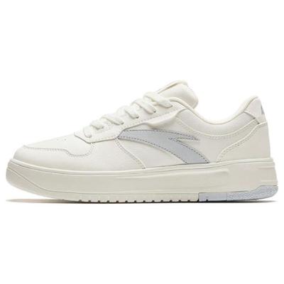 Удобные универсальные повседневные нескользящие прочные низкие кроссовки для скейтбординга женские кроссовки белые серые 122418016-1