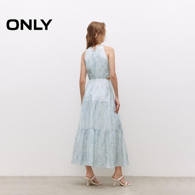 Only Платье миди с V-образным вырезом и цветочным принтом, завязывающееся спереди, 2025